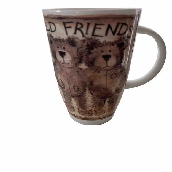 ROY KIRKHAM Mug Old Friends Bears 2006 Fine Bone China Coffee Tea Cup England - Picture 1 of 13